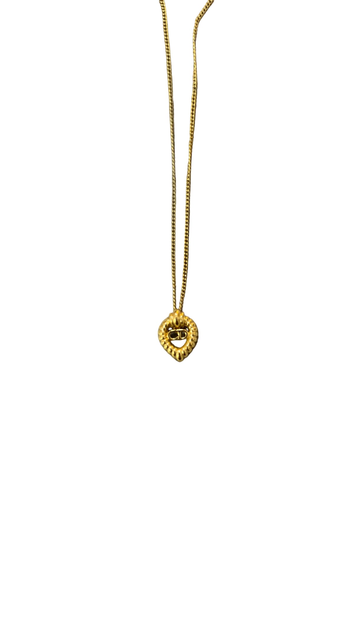 Dior CD Heart Necklace