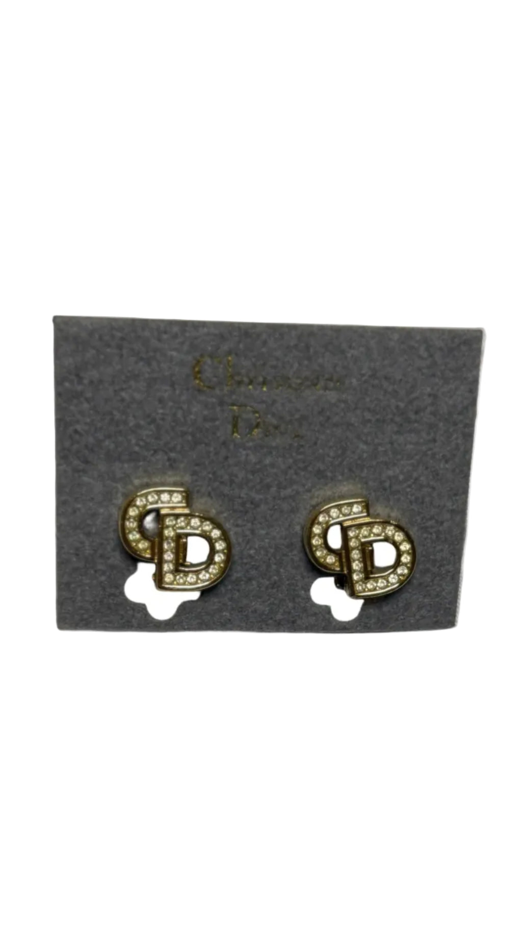 Dior CD logo earrings