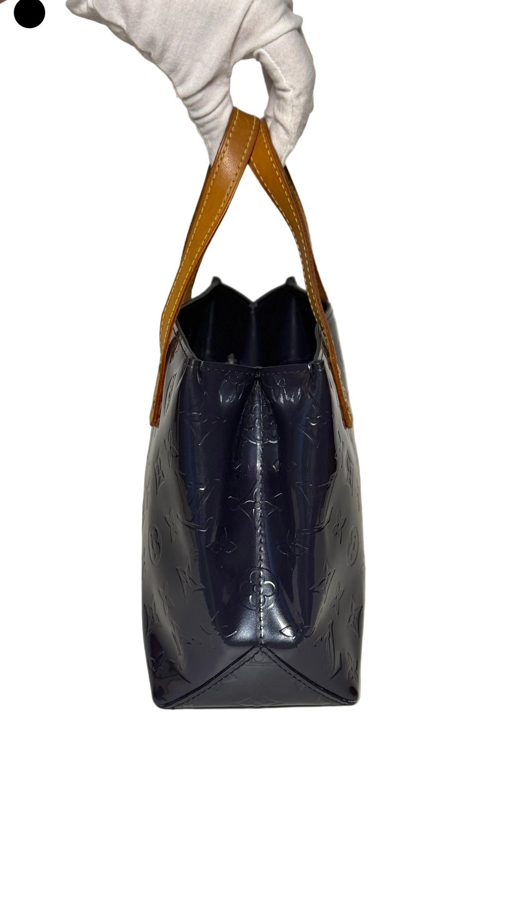 Sac Louis Vuitton Vernis Lead PM bleu M91335