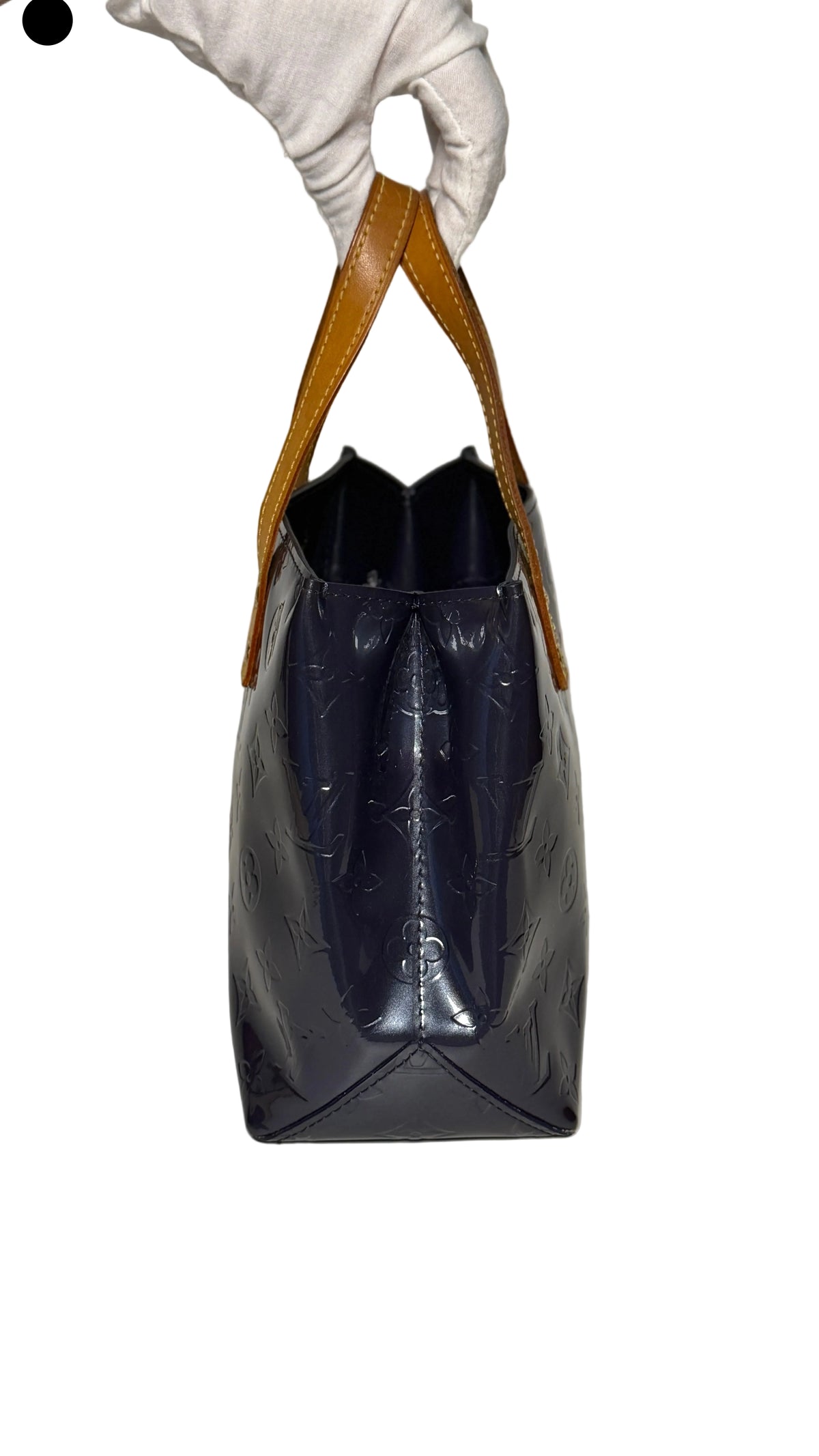 Louis Vuitton Vernis Lead PM Bag blue M91335