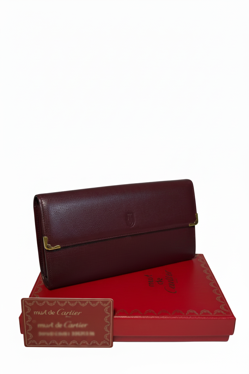 Portefeuille long Cartier Must de Cartier