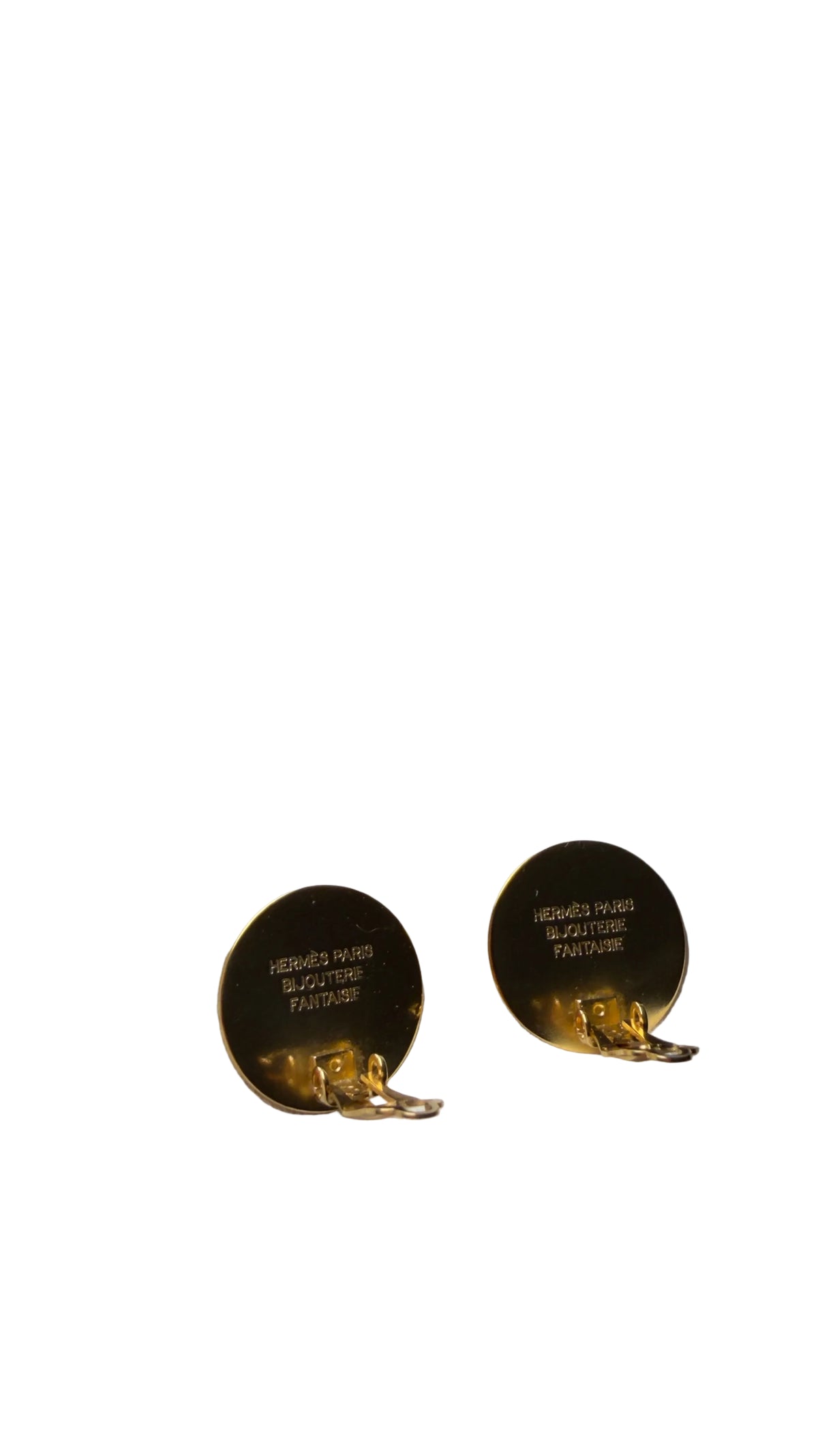 Boucles d'oreilles Hermès Sellier