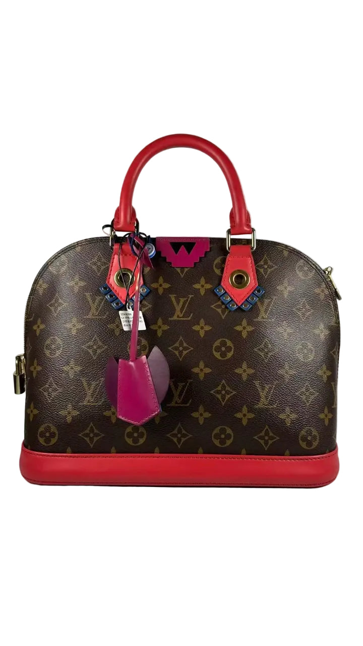 Sac Louis Vuitton Alma Totem, full set