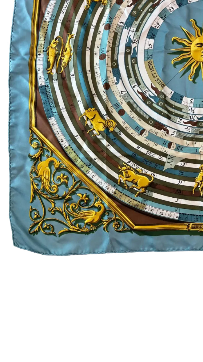 Foulard Hermès Carré 90 en soie
